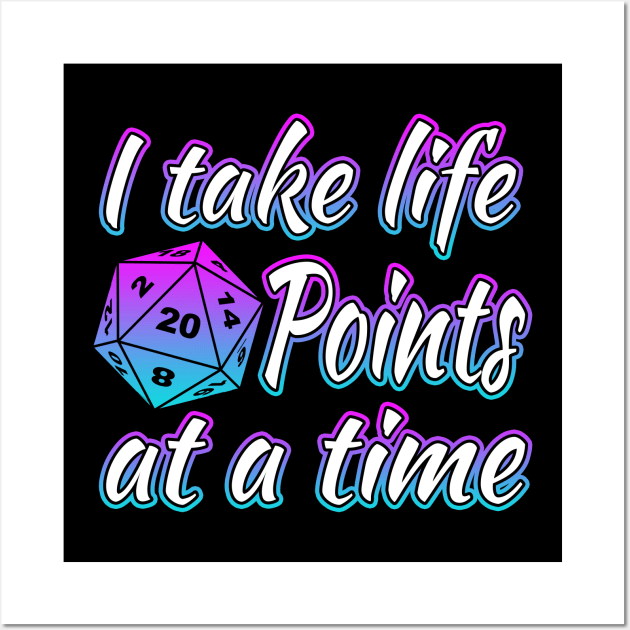 I Take Life 20 Points At A Time Wall Art by Shawnsonart